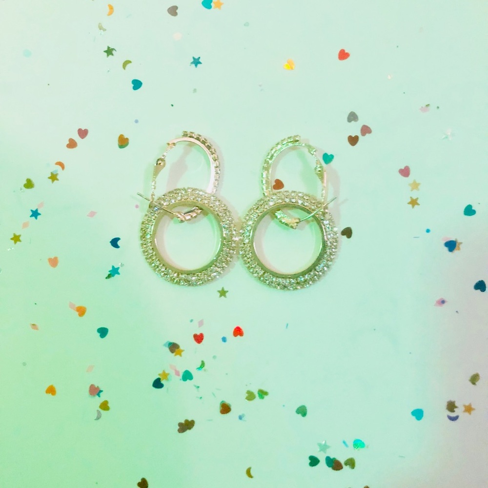 Sparkle Loop Earrings